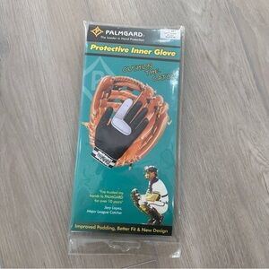Palmgard Xtra Protective Inner baseball Glove softball Adult Medium black grey